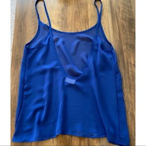 UO // Sheer Open Back Tank